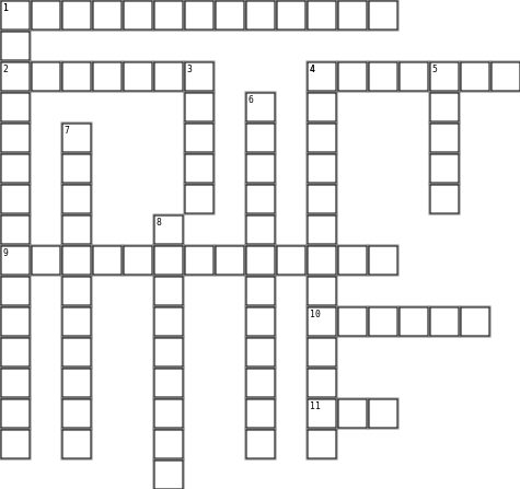 Dad's 50th Birthday Crossword Grid Image