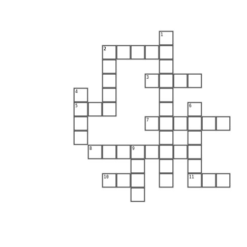 Computer Studies Crossword Grid Image