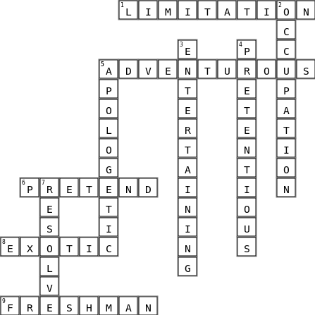 Unit 1 Crossword Key Image