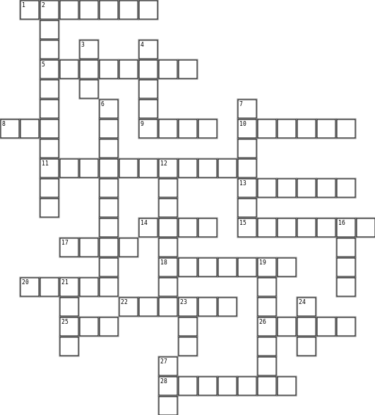 Test Crossword Crossword Grid Image