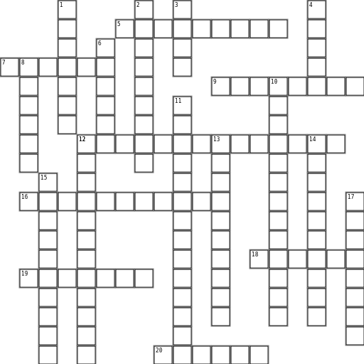 Aquino_crossword-puzzle Crossword Grid Image