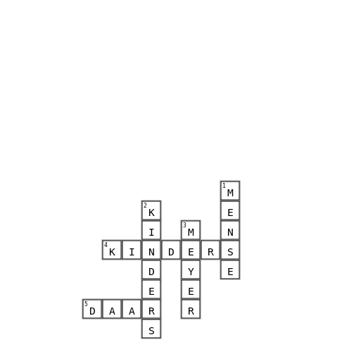 Meyer Crossword Key Image