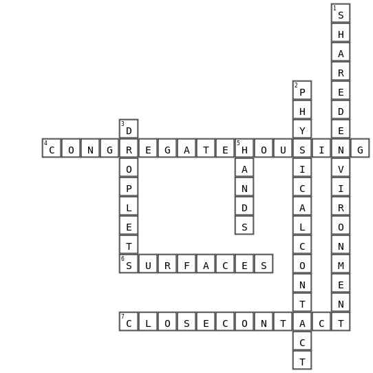 Transmission of SARS Crossword Key Image