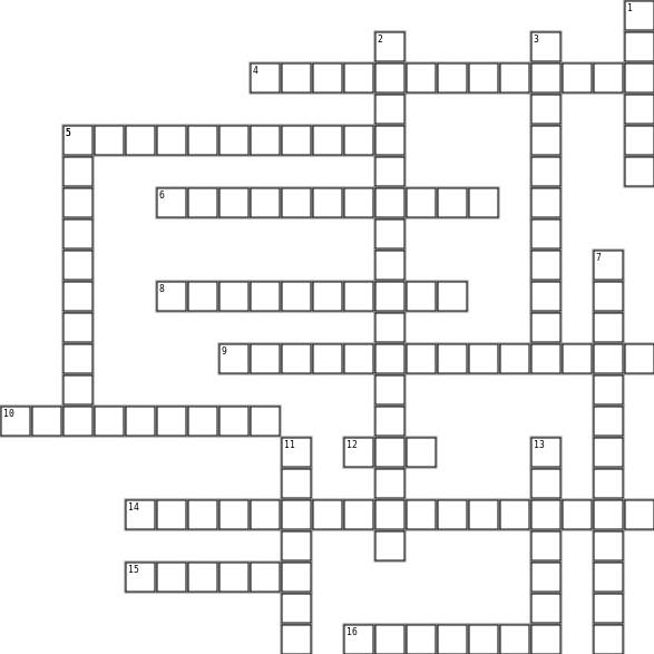 Eberron Crossword Grid Image