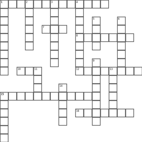 Wedding Crossword Crossword Grid Image