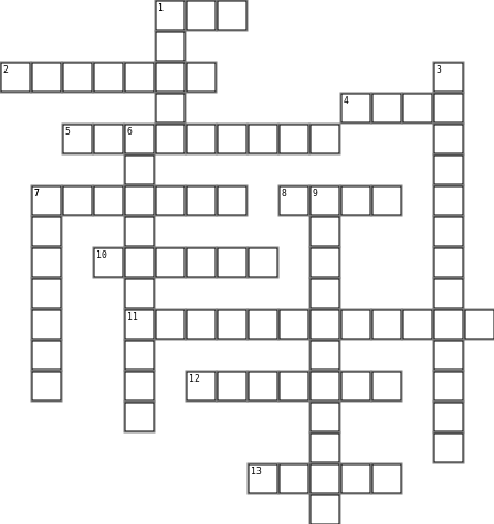 HOTEL INFO Crossword Grid Image