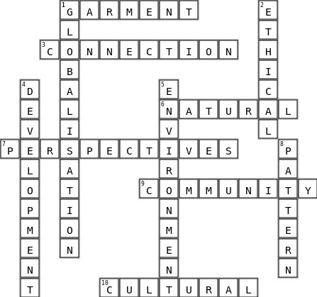 unit 1 Crossword Key Image