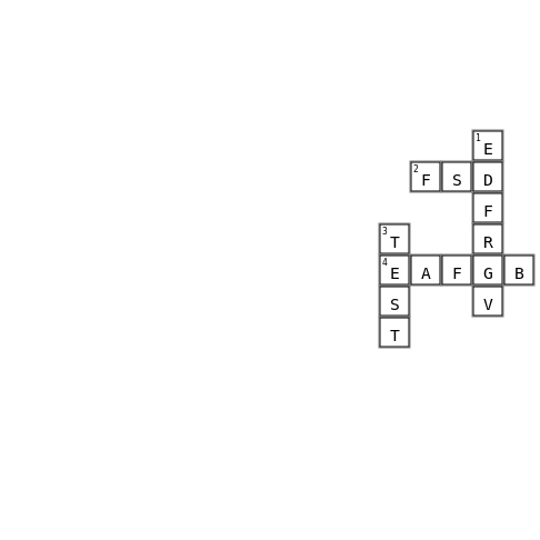 test Crossword Key Image