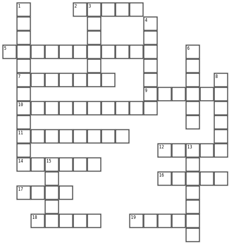 The Walking Dead Puzzle Crossword Grid Image