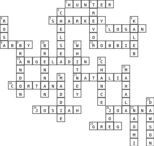 7b Crossword Key Image