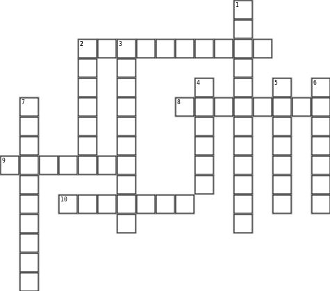 US Cities Crossword Grid Image