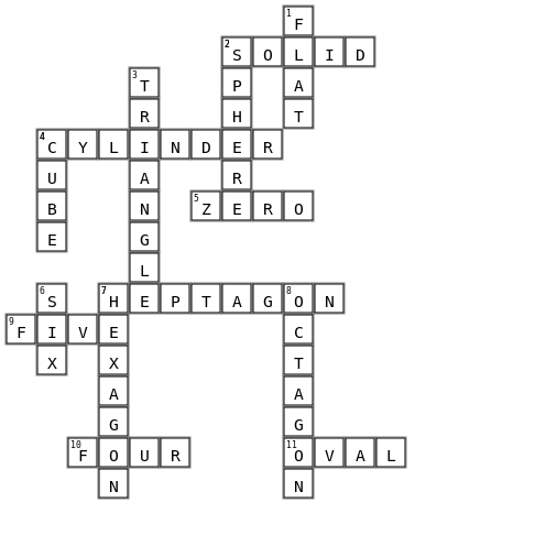 PaperBased Game Crossword Key Image