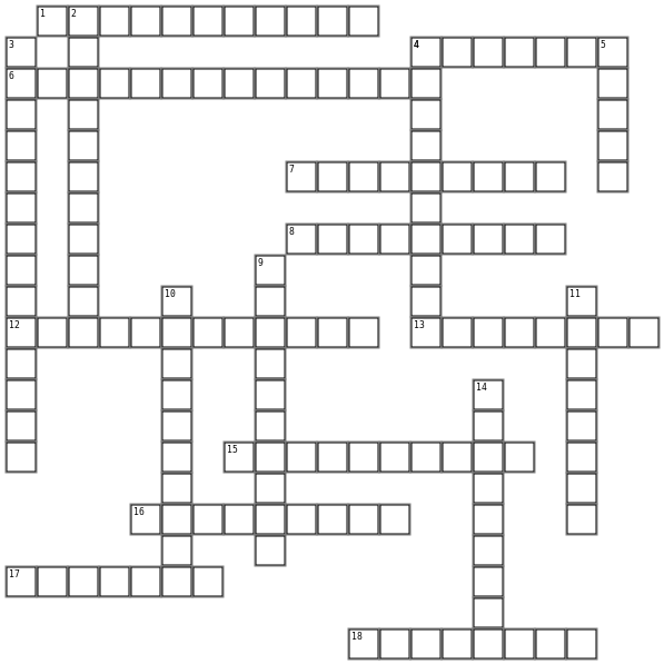 Piracy in the Carribean Word Puzzle Crossword Grid Image