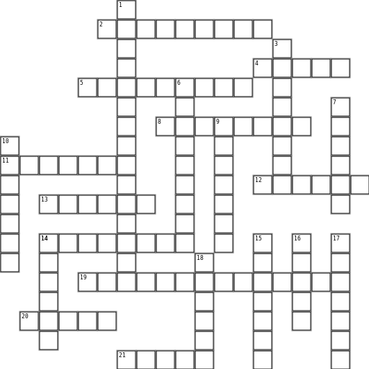 Oedipus Crossword Grid Image