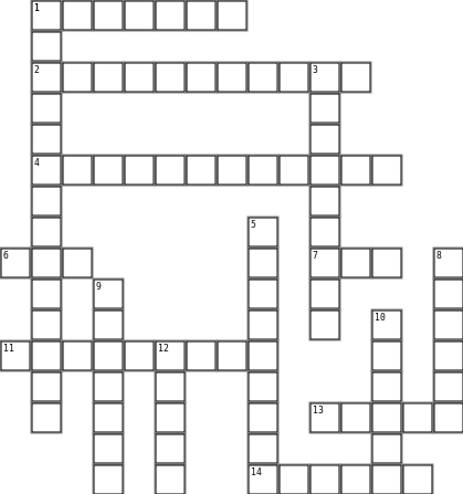 Amazing Race Puzzle BEN 2021 Crossword Grid Image