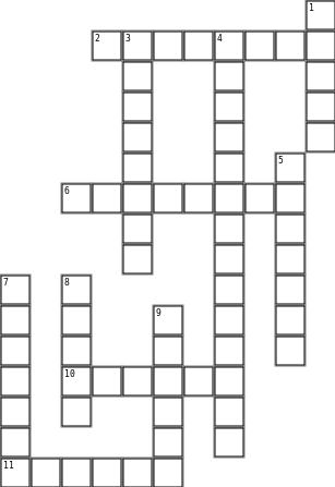 Animales  Crossword Grid Image