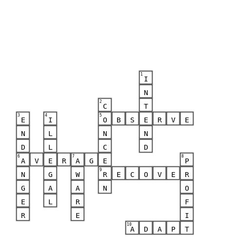 tan Crossword Key Image