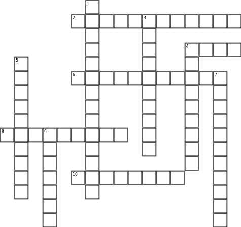 CELLSpuzzle Crossword Grid Image