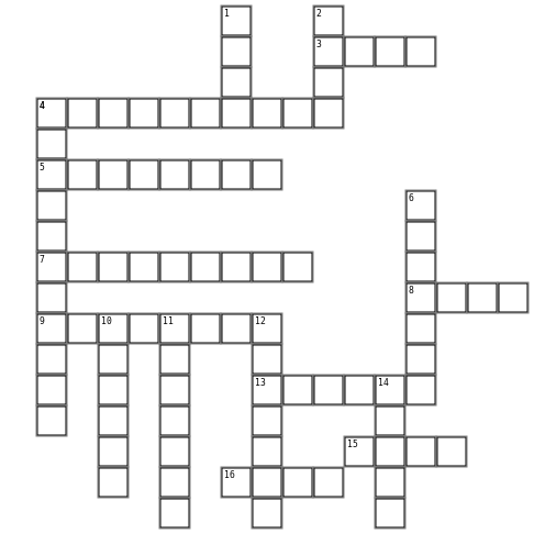 L2-crossword puzzle Crossword Grid Image