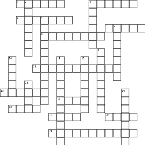 Fifty Shades of Pain Crossword Grid Image