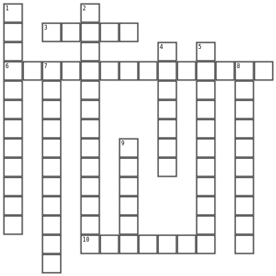 Wedding Nightmare Crossword Grid Image