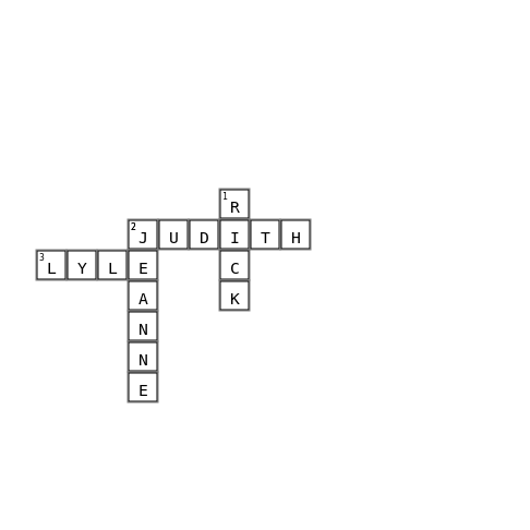 test1 Crossword Key Image