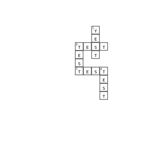 puzzle Crossword Key Image