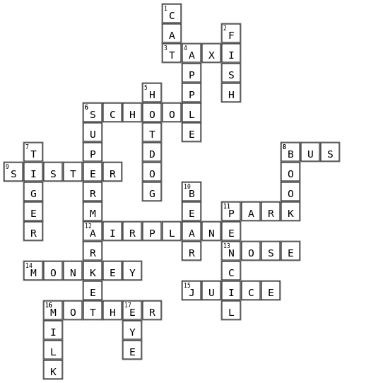 Li Crossword Key Image
