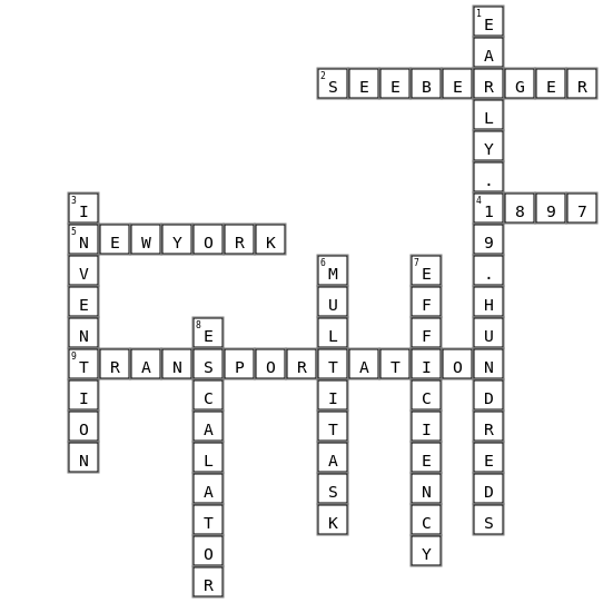 Escalator crossword Crossword Key Image