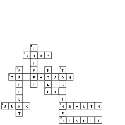 puzzle Crossword Key Image