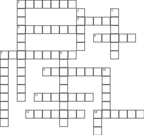 First Aid Crossword Grid Image