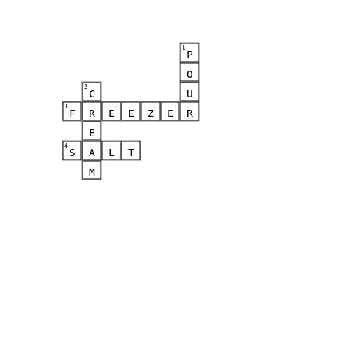 OD2 UNIT4 words Crossword Key Image