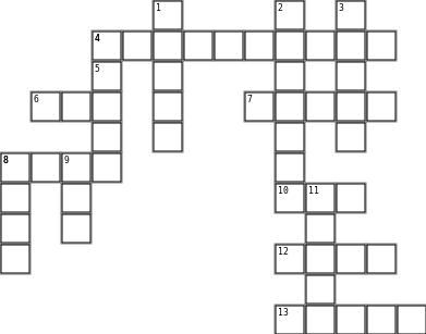 Q4 Crossword Grid Image