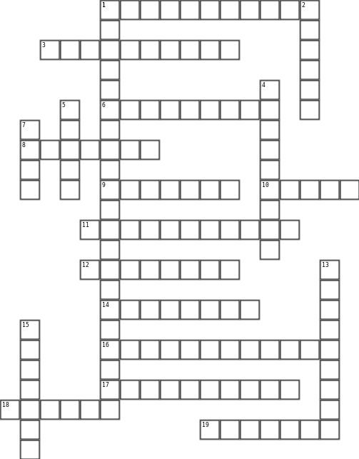 Emma's Crossword Puzzle  Crossword Grid Image