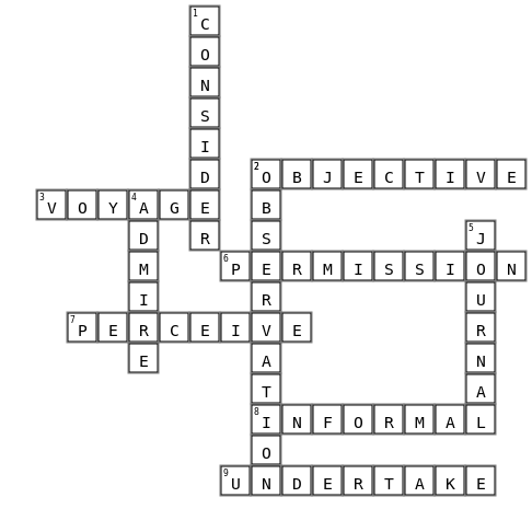 u5crossword预备班  Crossword Key Image