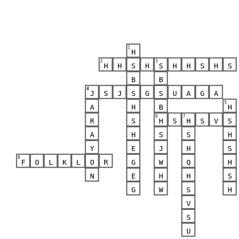 Idris2003 Crossword Key Image