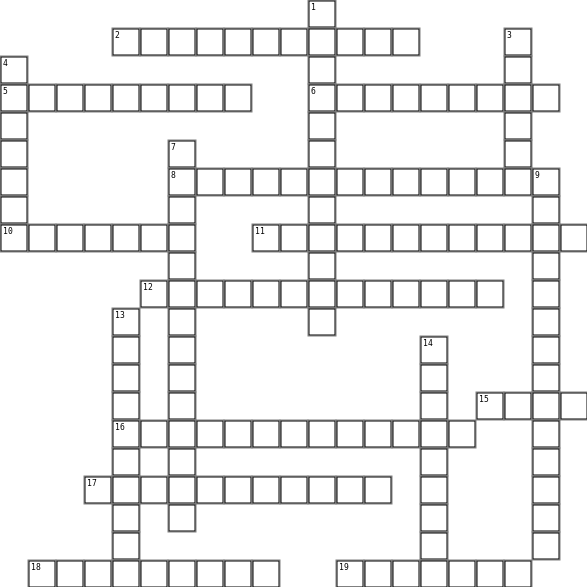 Stimme Crossword Grid Image