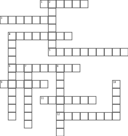 august crossword Crossword Grid Image