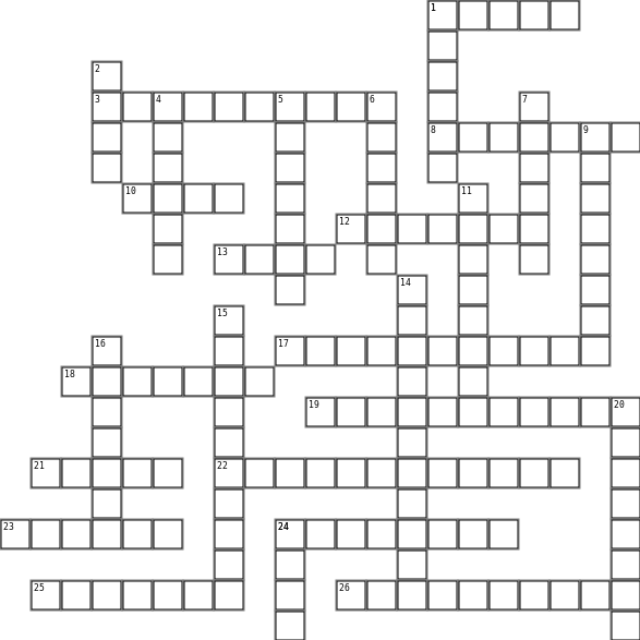 Crossword Crossword Grid Image