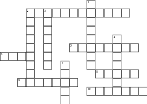 Camp Lakewood Crossword Grid Image
