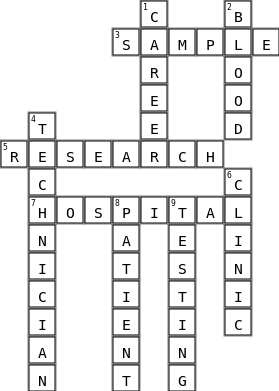 MLA/T Crossword Crossword Key Image