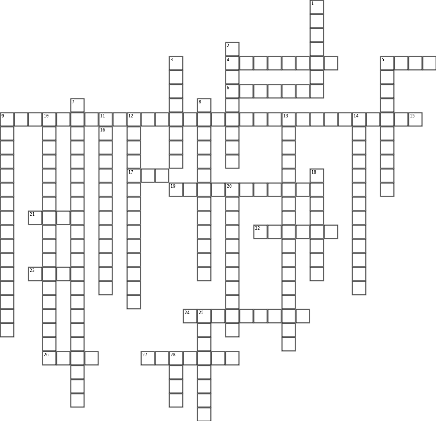 Stat and Prob Puzzle Crossword Grid Image