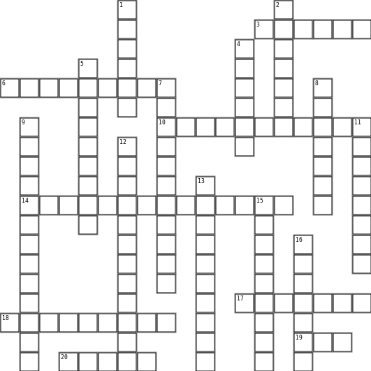 HRD Carnival_Management Crossword Grid Image