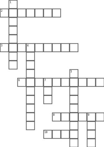 Light Sources Crossword Grid Image