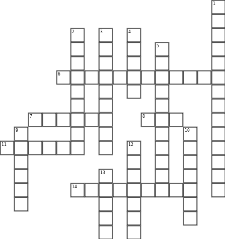 Amazing Race Puzzle BEN 2021 Crossword Grid Image