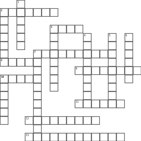 Fun Crossword Grid Image