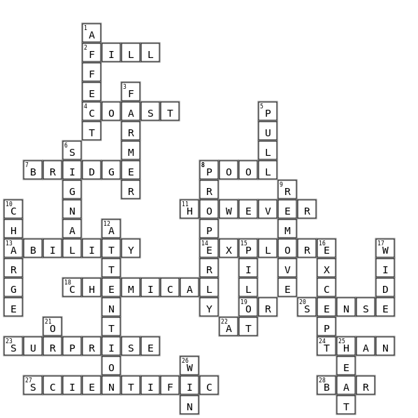 PUYYLE 4 Crossword Key Image