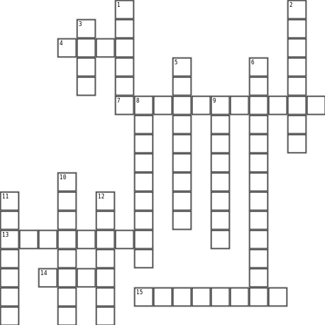 Weather Crossword Grid Image