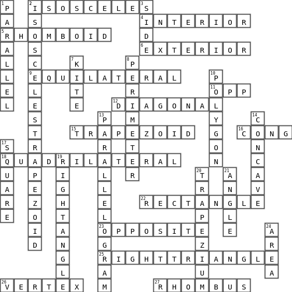 yep Crossword Key Image