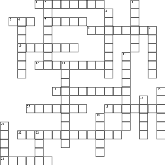 First Aid Crossword Grid Image